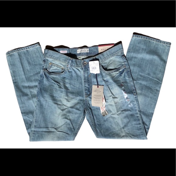 NWT LC WAIKIKI JEANS Mens Rodeo Blue Denim Crop Capri Relaxed Fit Sz 32 x 30 - Picture 6 of 6